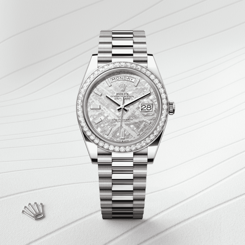 rolex Day-Date in 18 ct white gold, M228349RBR-0040 - GWC