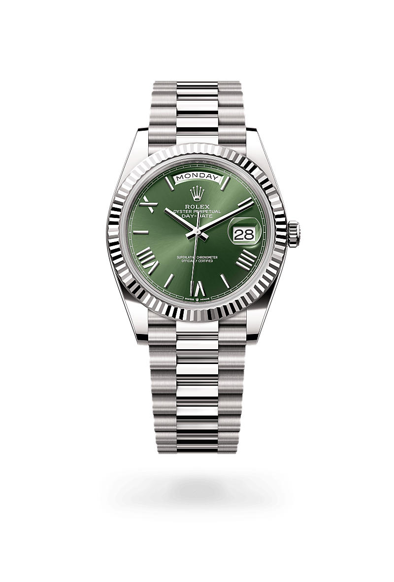 rolex Day-Date in 18 ct white gold, M228239-0033 - GWC