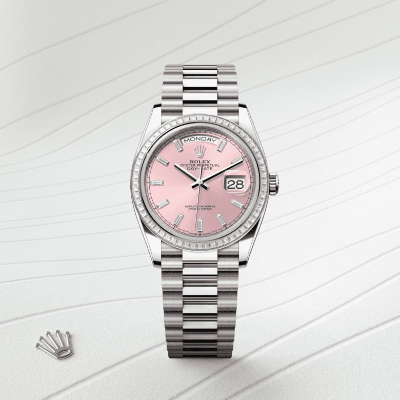 rolex Day-Date in 18 ct white gold, M128399TBR-0029 - GWC