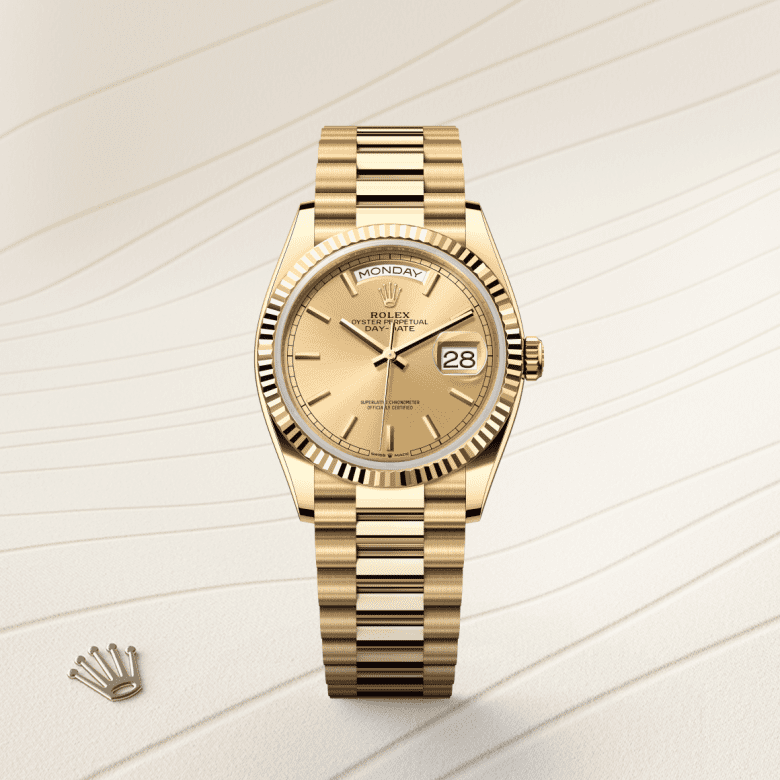 rolex Day-Date in 18 ct yellow gold, M128238-0045 - GWC