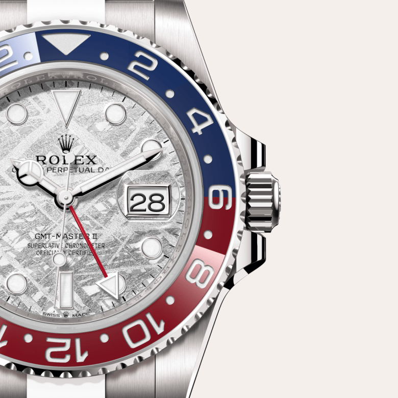 rolex GMT-Master II in 18 ct white gold, M126719BLRO-0002 - GWC