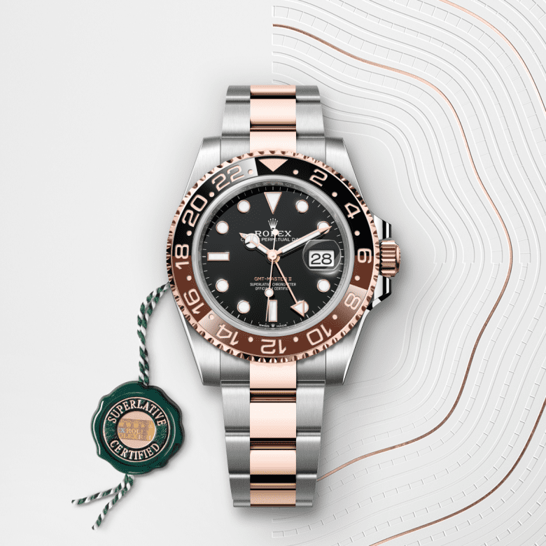 rolex GMT-Master II in Everose Rolesor - combination of Oystersteel and Everose gold, M126711CHNR-0002 - GWC