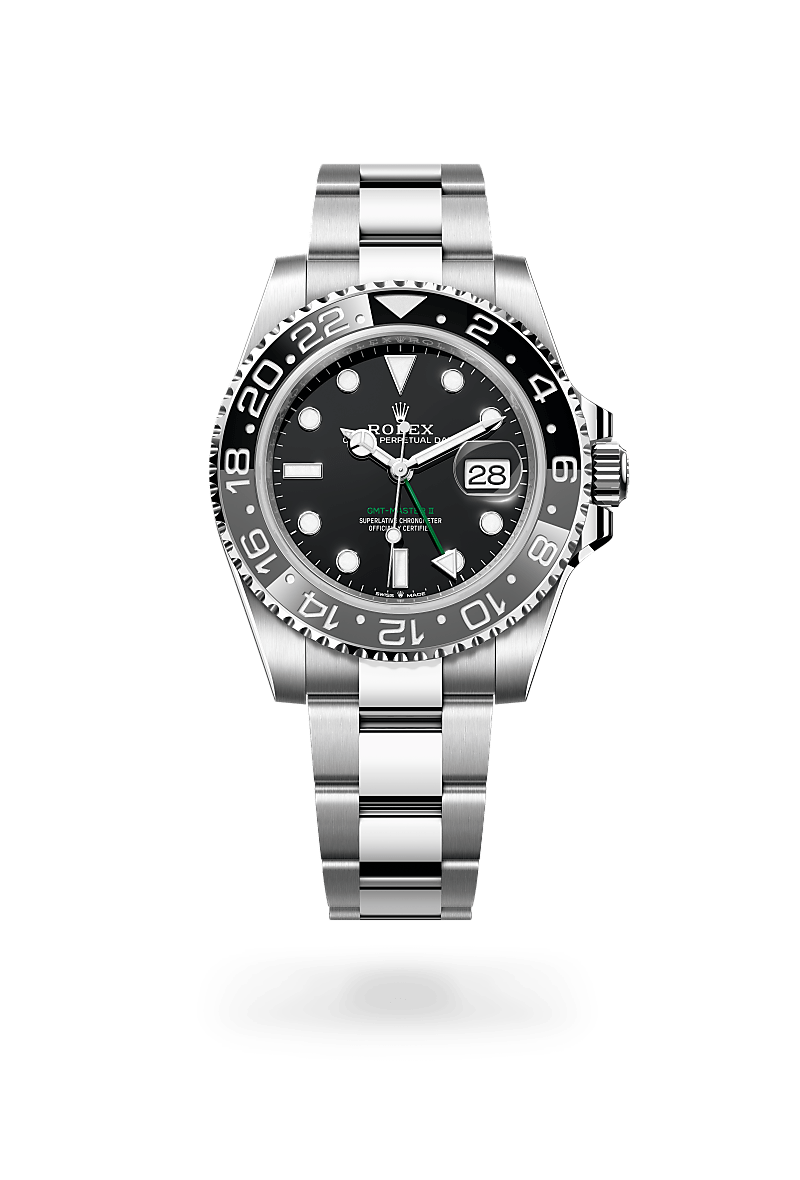 rolex GMT-Master II in Oystersteel, M126710GRNR-0004 - GWC