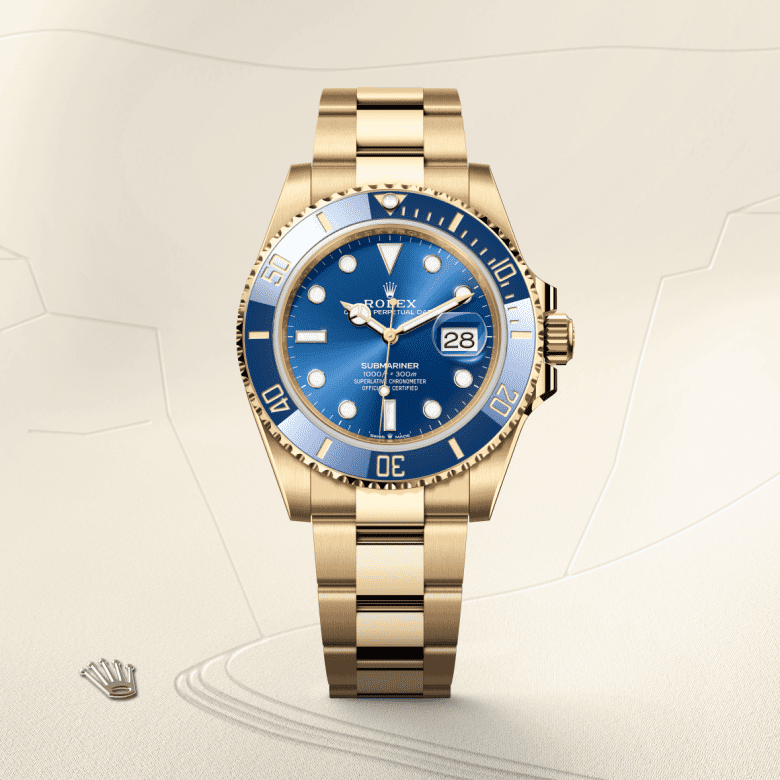 rolex Submariner in 18 ct yellow gold, M126618LB-0002 - GWC