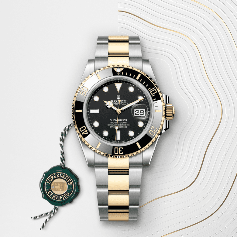 rolex Submariner in Yellow Rolesor - combination of Oystersteel and yellow gold, M126613LN-0002 - GWC