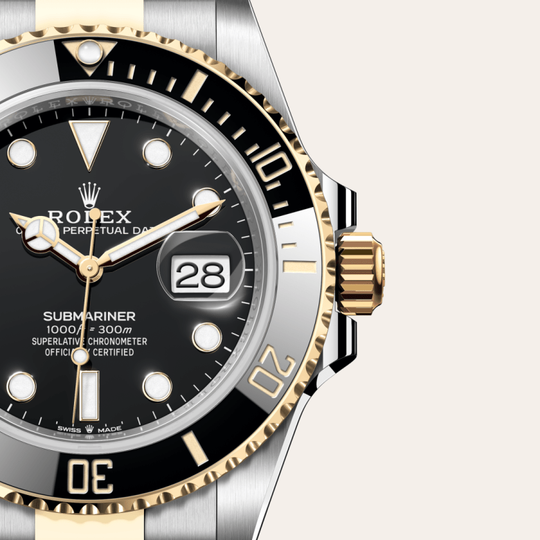 rolex Submariner in Yellow Rolesor - combination of Oystersteel and yellow gold, M126613LN-0002 - GWC