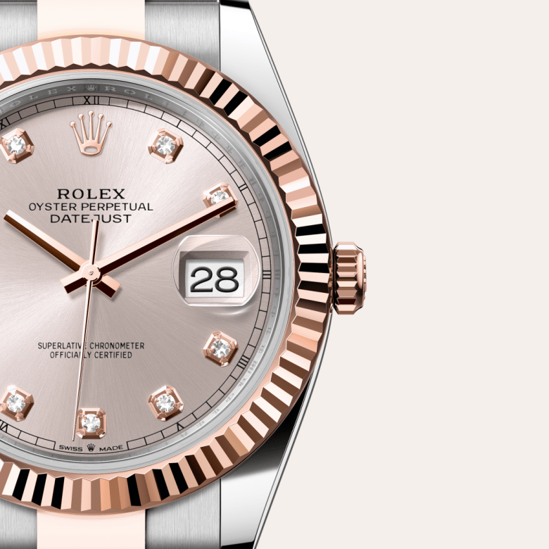 rolex Datejust in Everose Rolesor - combination of Oystersteel and Everose gold, M126331-0007 - GWC