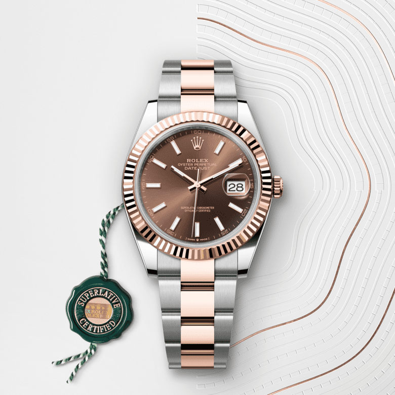 rolex Datejust in Everose Rolesor - combination of Oystersteel and Everose gold, M126331-0001 - GWC