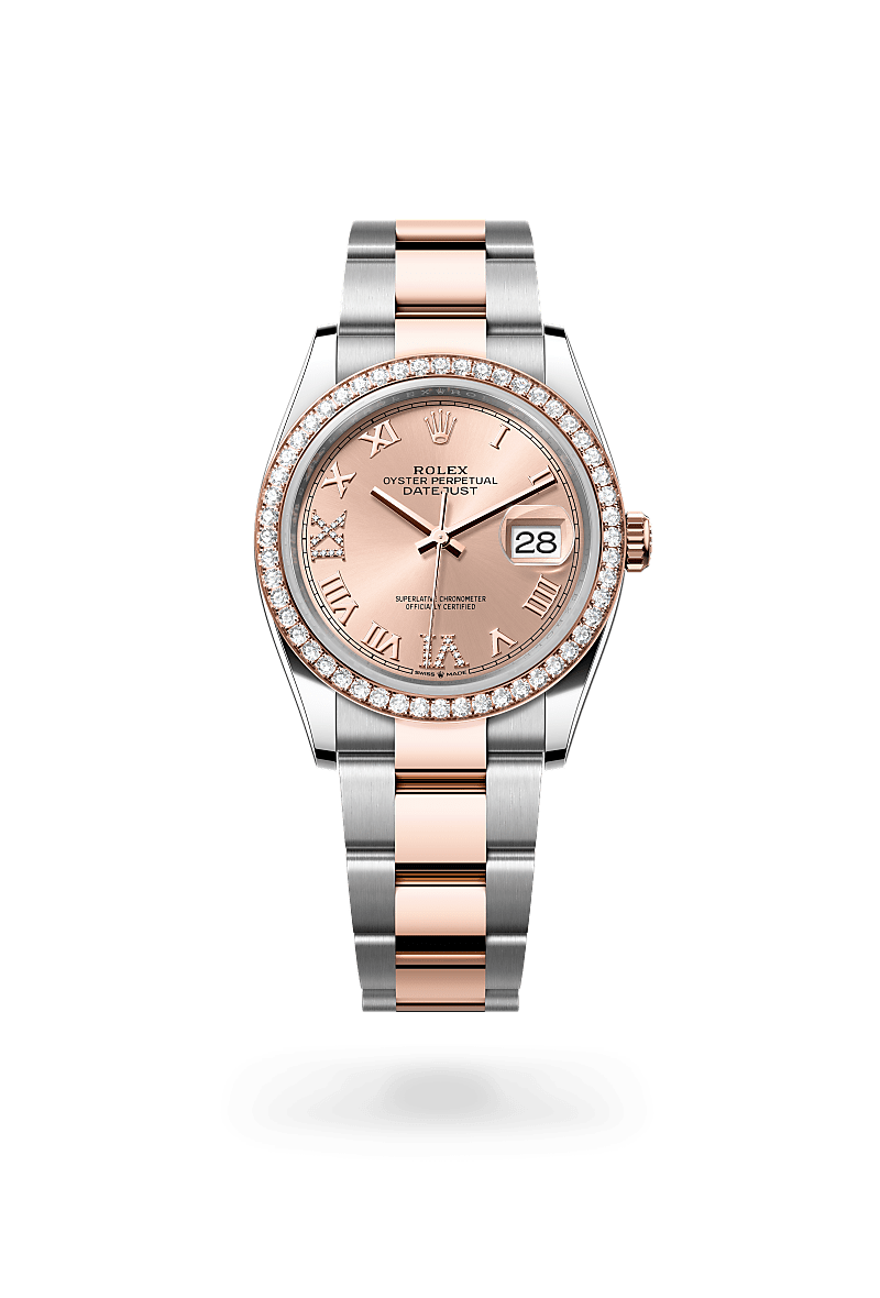 rolex Datejust in Everose Rolesor - combination of Oystersteel and Everose gold, M126281RBR-0016 - GWC
