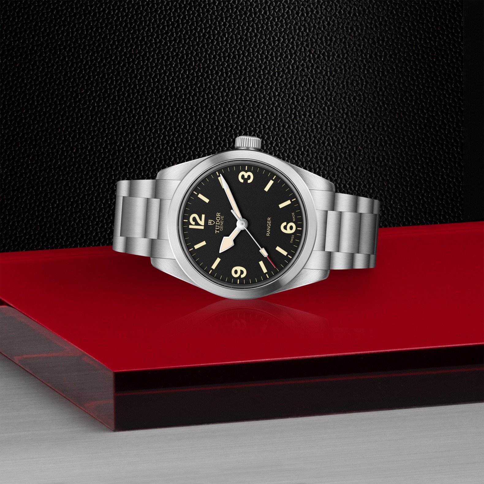 Tudor Ranger in 36mm steel case, Black domed dial - Global Watch Company