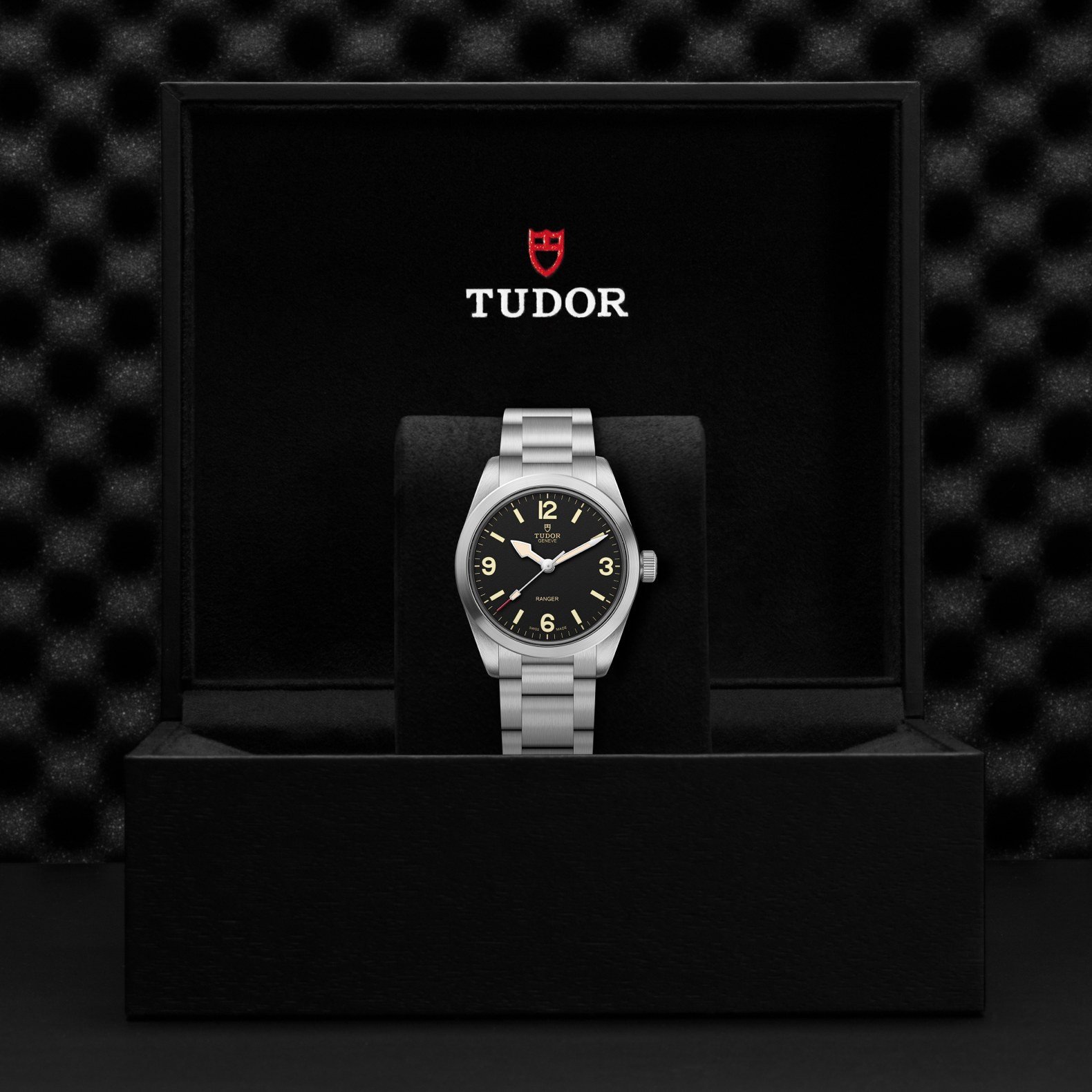 Tudor Ranger in 36mm steel case, Black domed dial - Global Watch Company