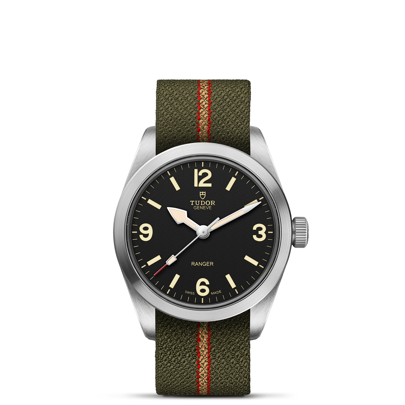 Tudor Ranger in 36mm steel case, Black domed dial - Global Watch Company