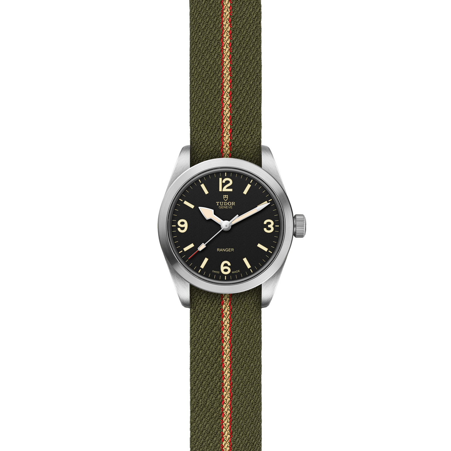Tudor Ranger in 36mm steel case, Black domed dial - Global Watch Company