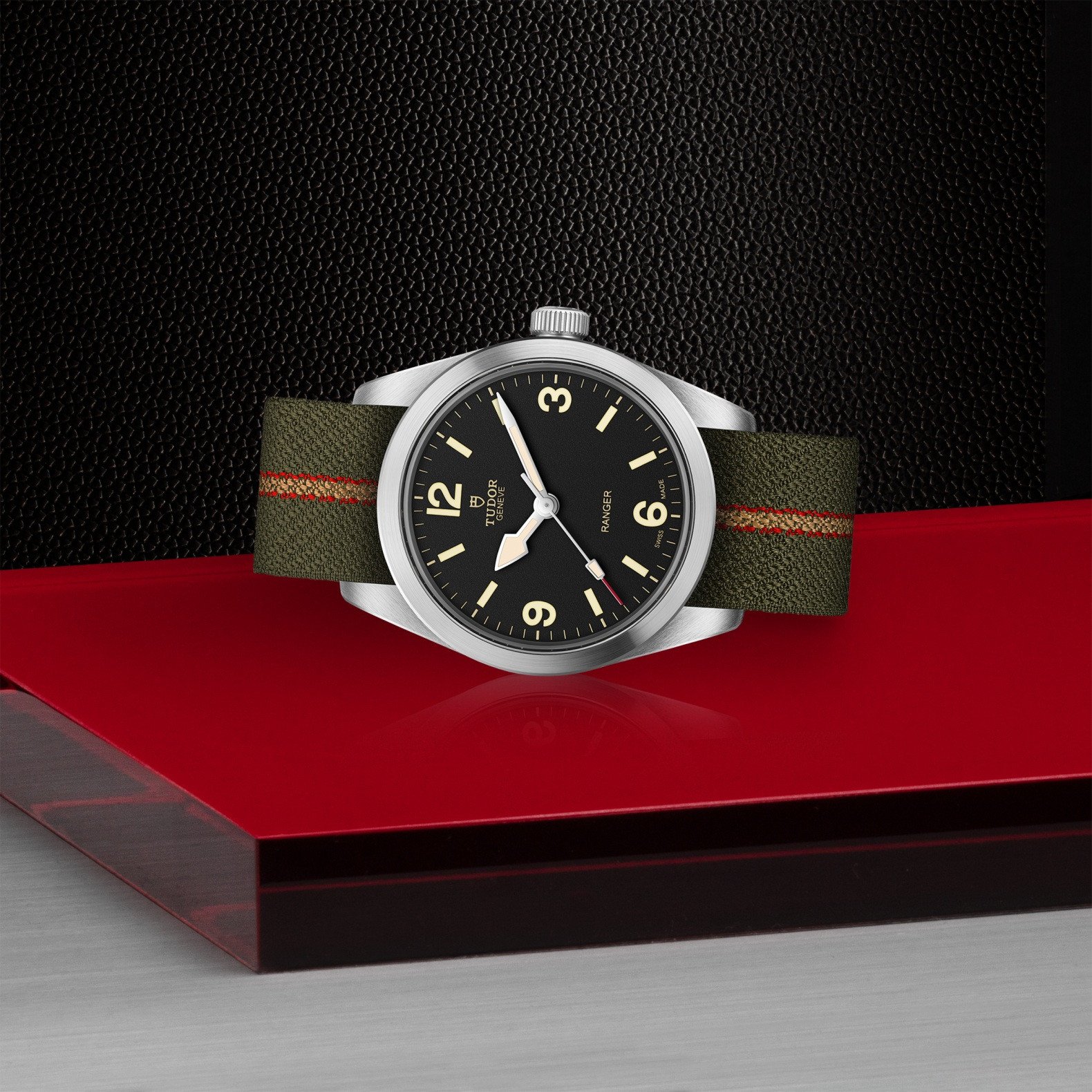 Tudor Ranger in 36mm steel case, Black domed dial - Global Watch Company