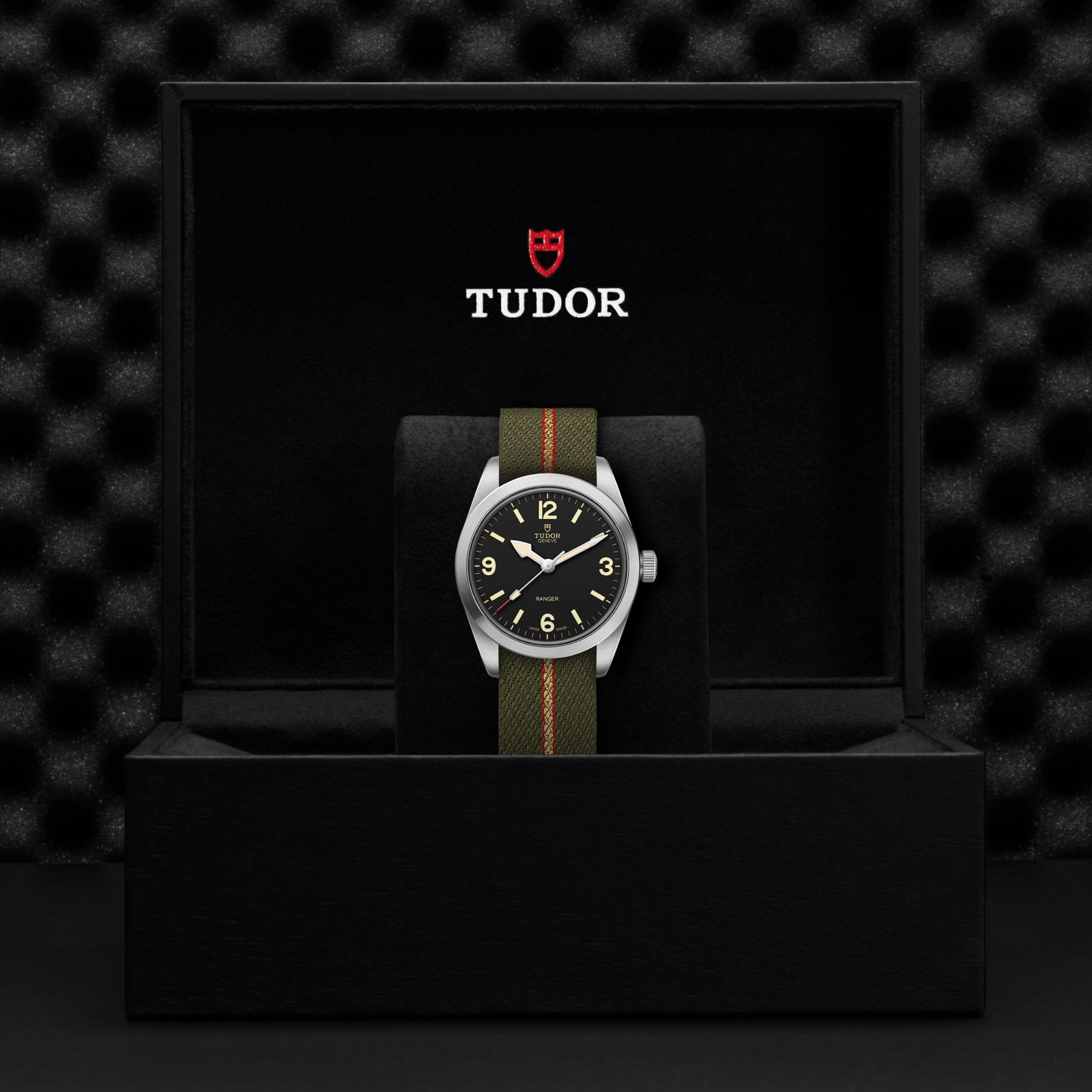 Tudor Ranger in 36mm steel case, Black domed dial - Global Watch Company