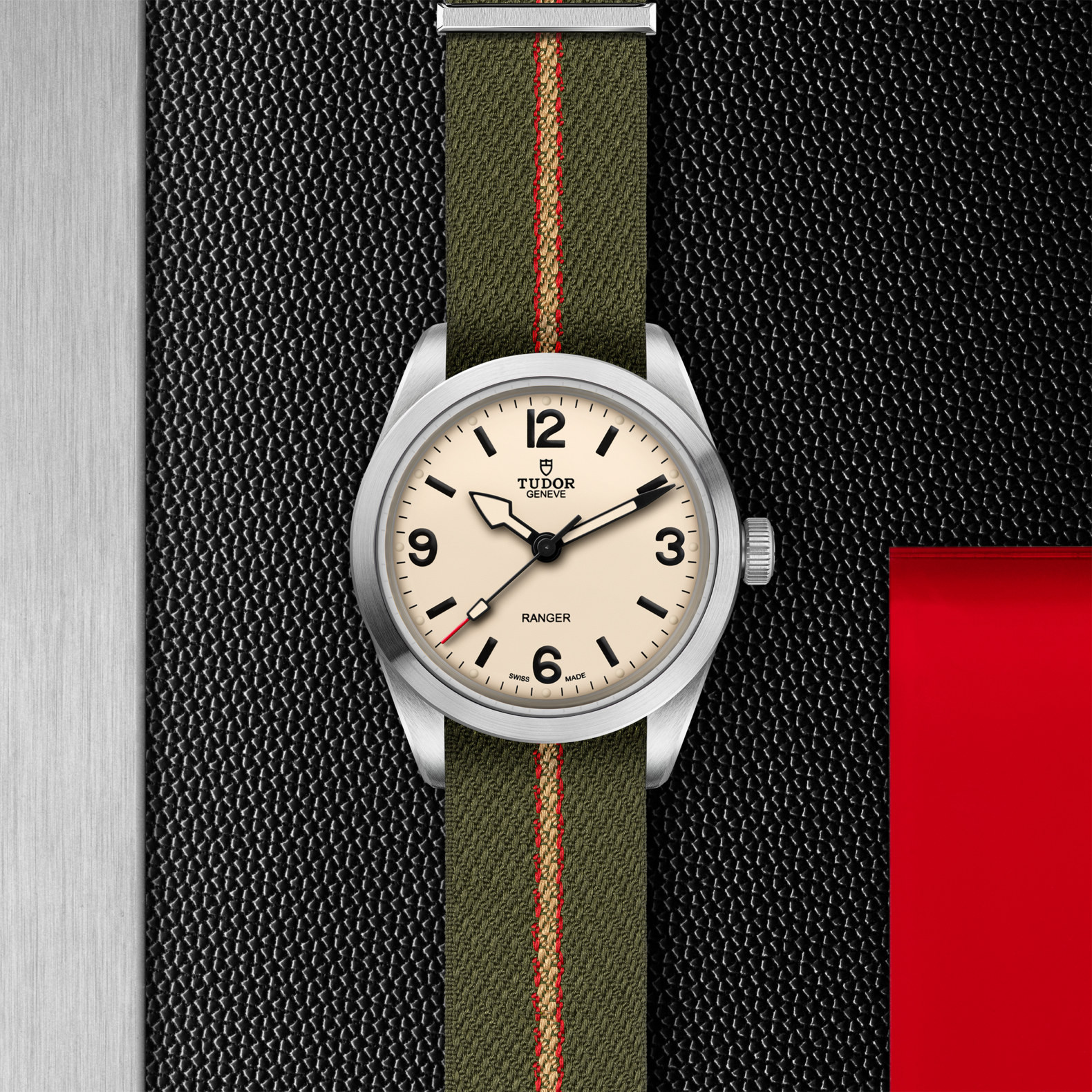 Tudor Ranger in 39mm steel case, Beige domed dial - Global Watch Company