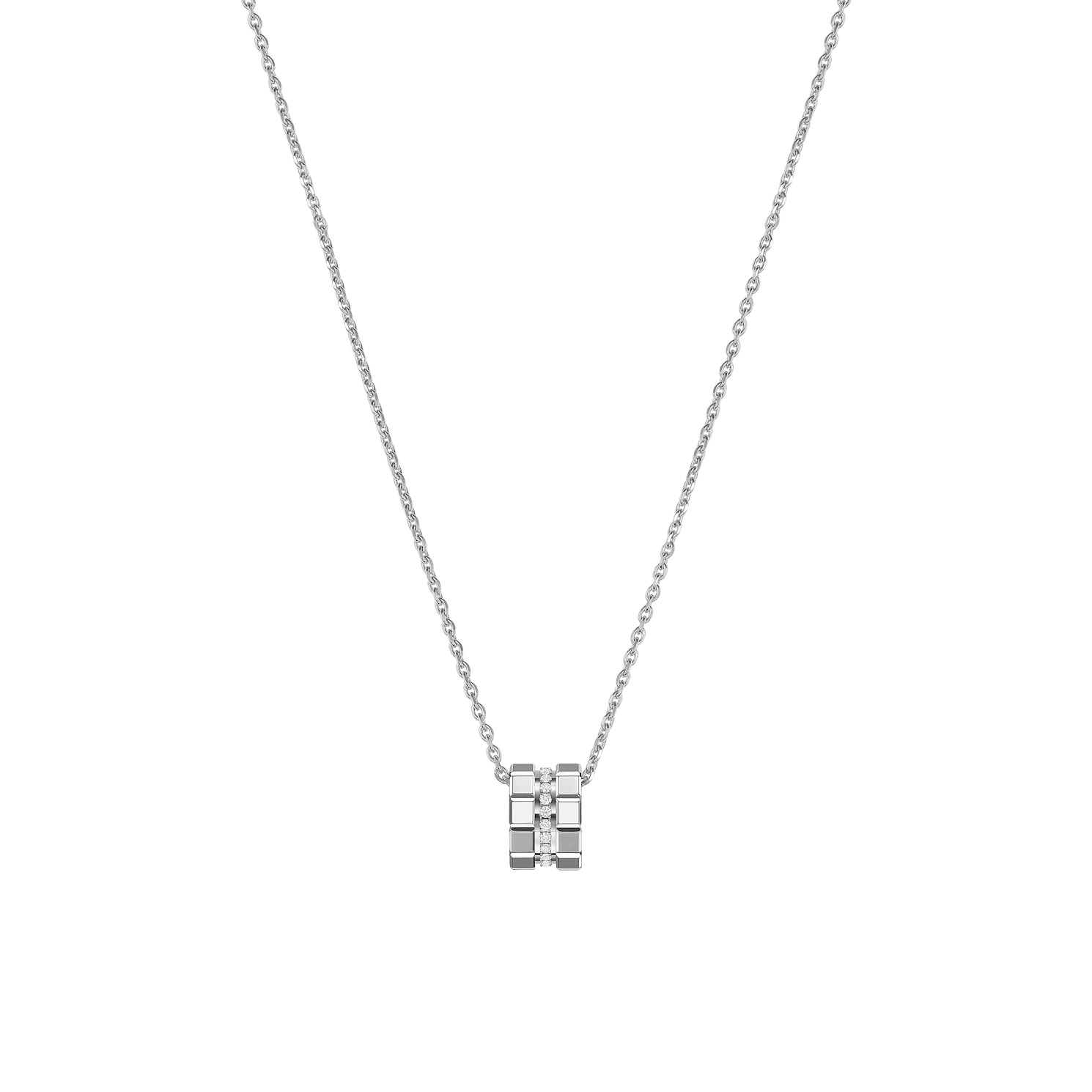 Chopard - Diamond Pendant Ice Cube 797005-1003 front view