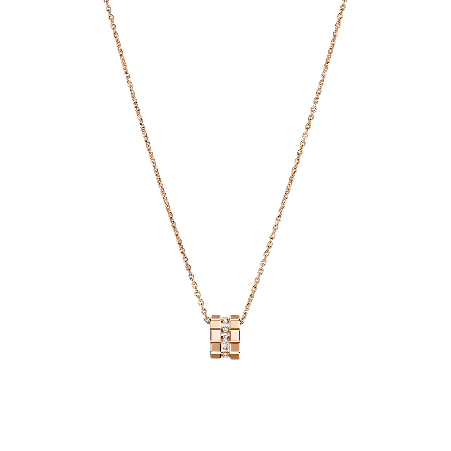 Chopard - Diamond Pendant Ice Cube 797005-5003 front view