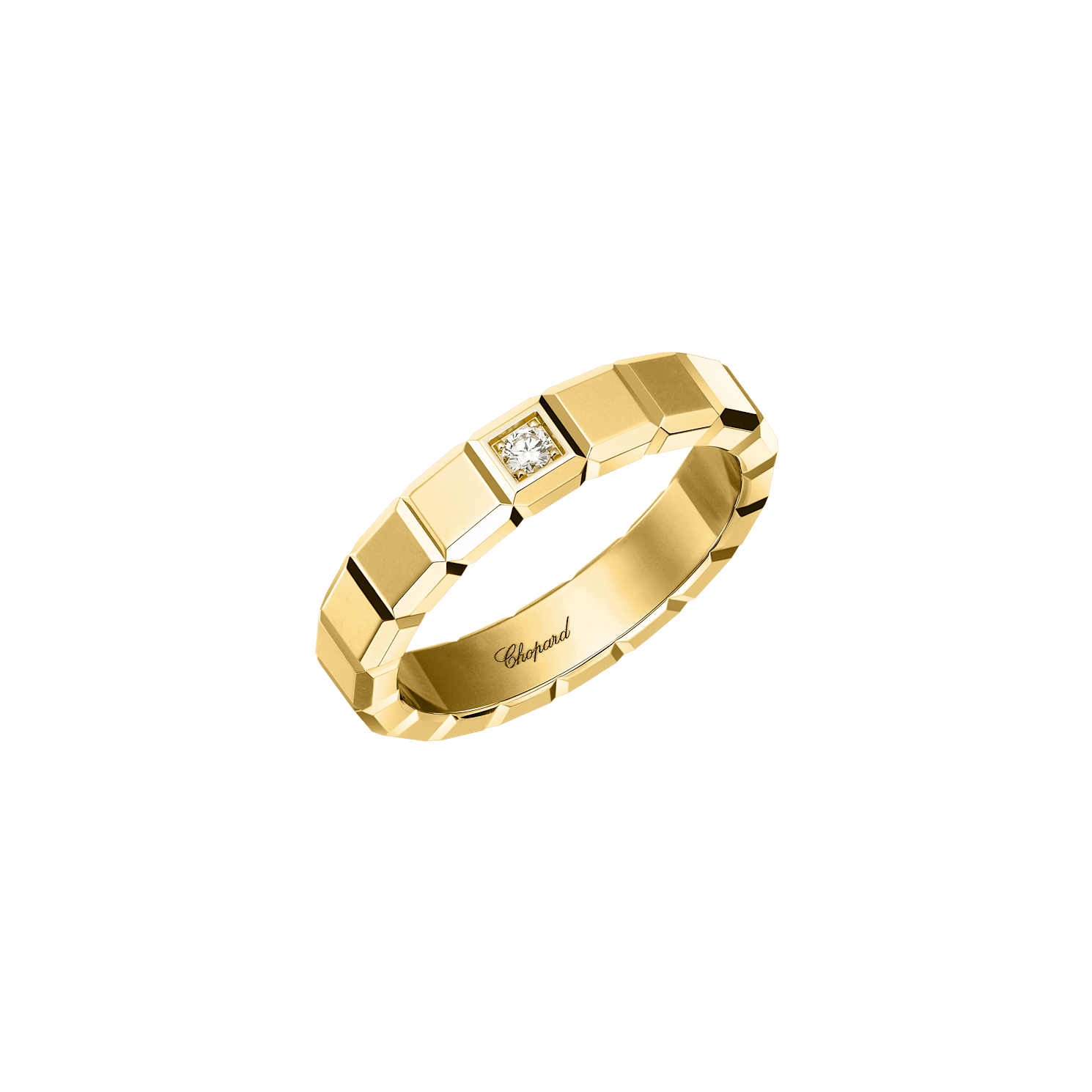 Chopard diamond Ring Ice Cube @829834-0069 3/4 view