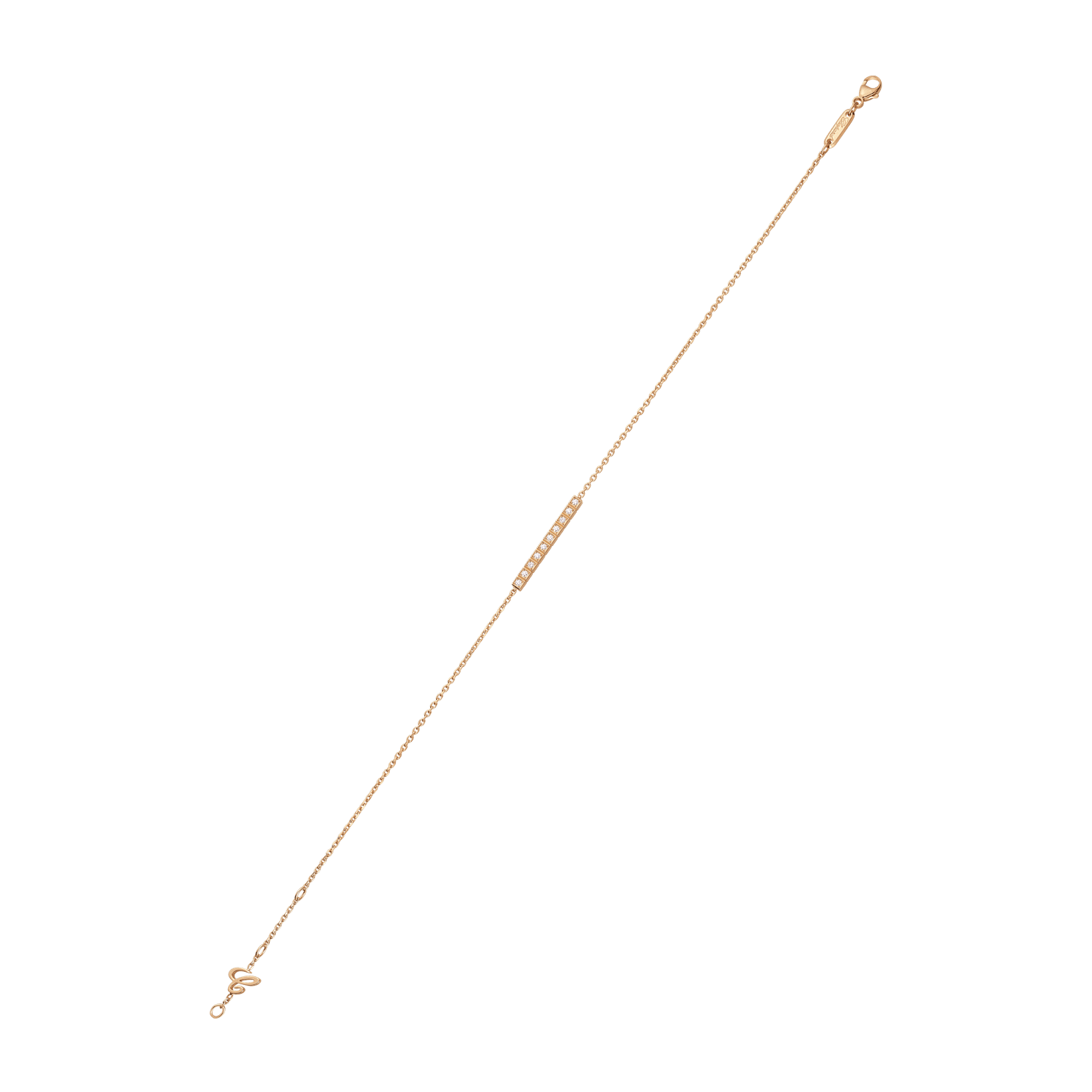 Flat and open back view