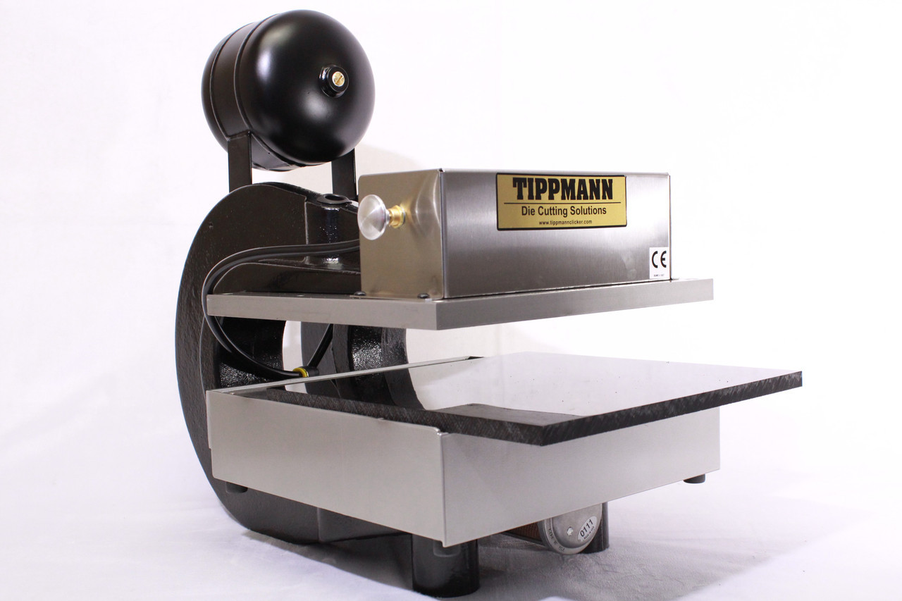 Clicker 1500 Die Cutting Press W/ Stand & Air Accumulator - Tippmann  Industrial