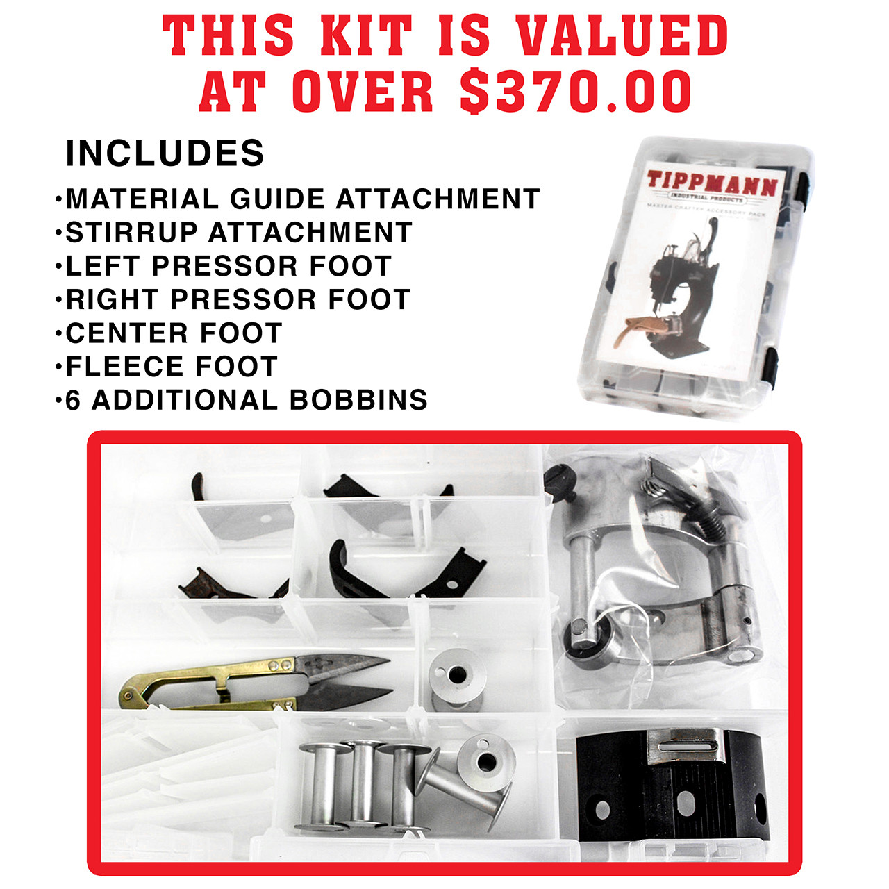 Tippmann Boss Leather Sewing Machine Deluxe Package Tippmann Industrial