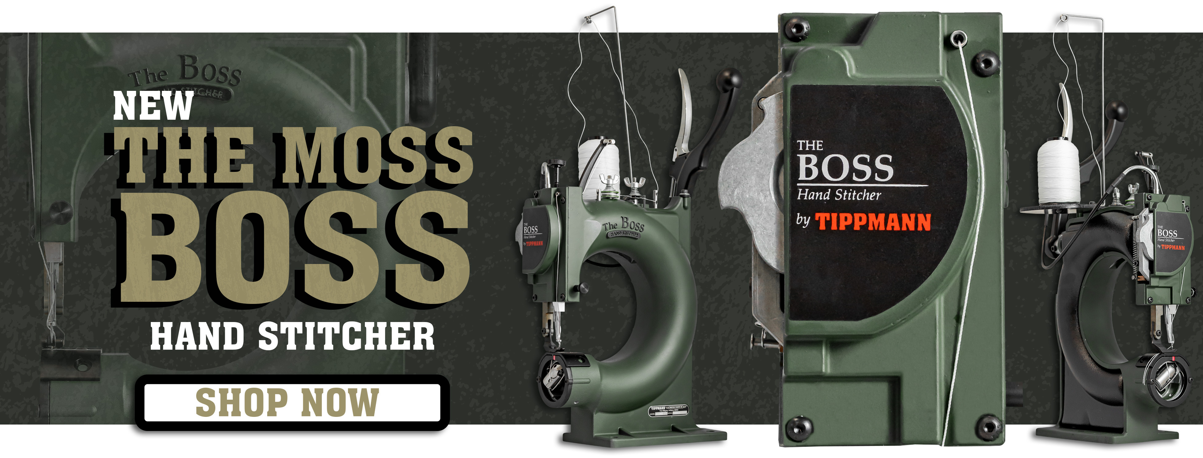 The Moss Boss Leather Sewing Machine (Limited Edition) - Tippmann  Industrial