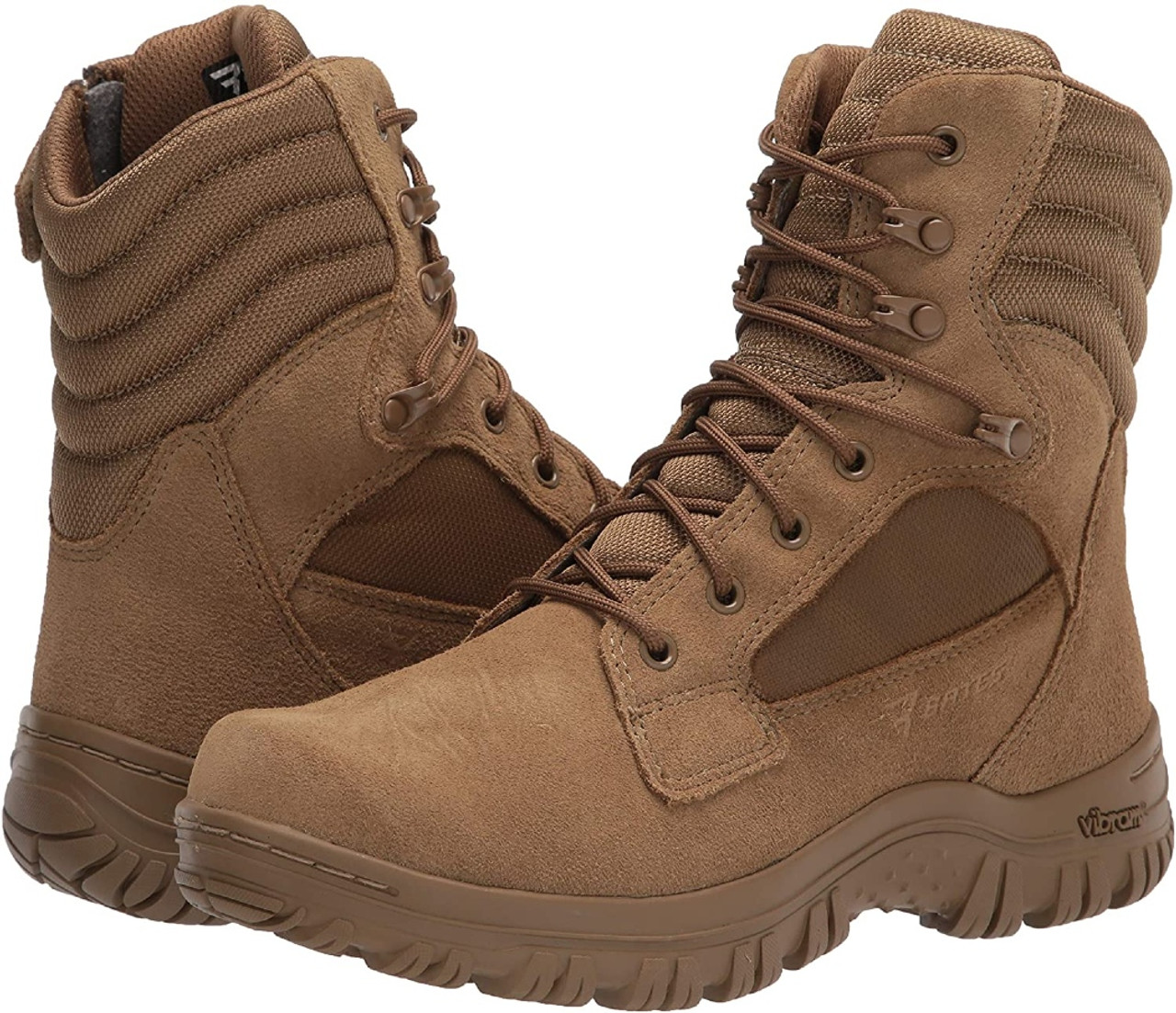 Bates 05702 Womens Cyren Tall Coyote Brown Combat Boot - Boots Plus More