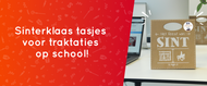 Sinterklaas tasjes voor traktaties op school