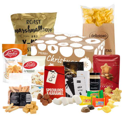Kerstpakket - Kerstdoos met o.a. Kaartspel Friends & Family