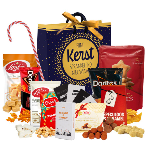 Kerstpakket - Kersttas met o.a. Fudge & nougat