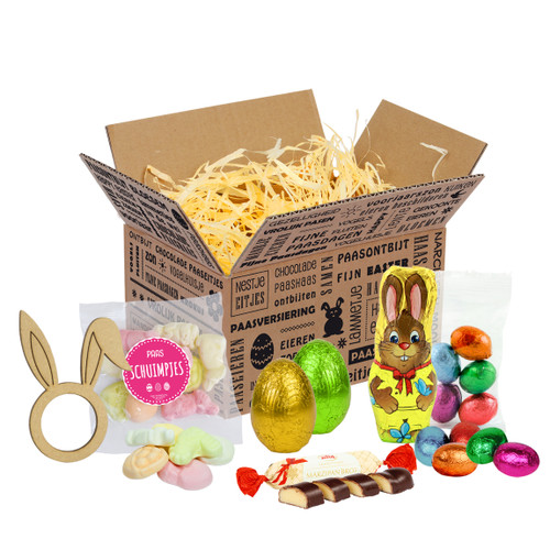 Paasdoos met o.a. Paasschuimpjes - Paaspakket
