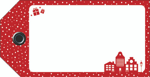 Logolabel F met strikelastiekje Logolabel F met strikelastiekje