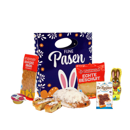 Paastasje met o.a. Paasstolletje - Paaspakket