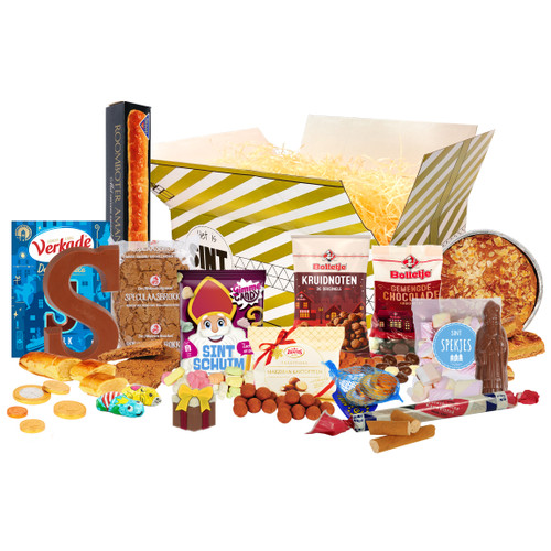 Sinterklaaspresentje - Sinterklaasdoos met o.a. speculaas