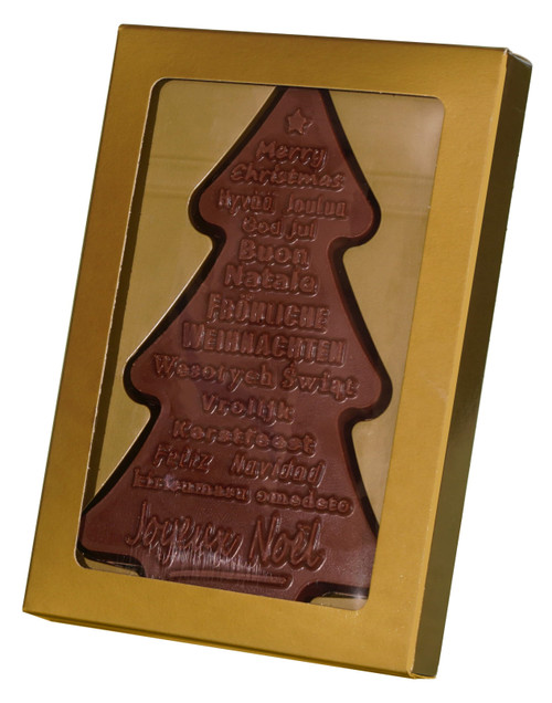 Chocolade wensboomkaart - Kerstgeschenk