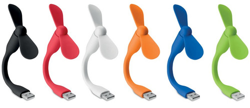 Vrolijk gekleurde USB ventilator&nbsp;