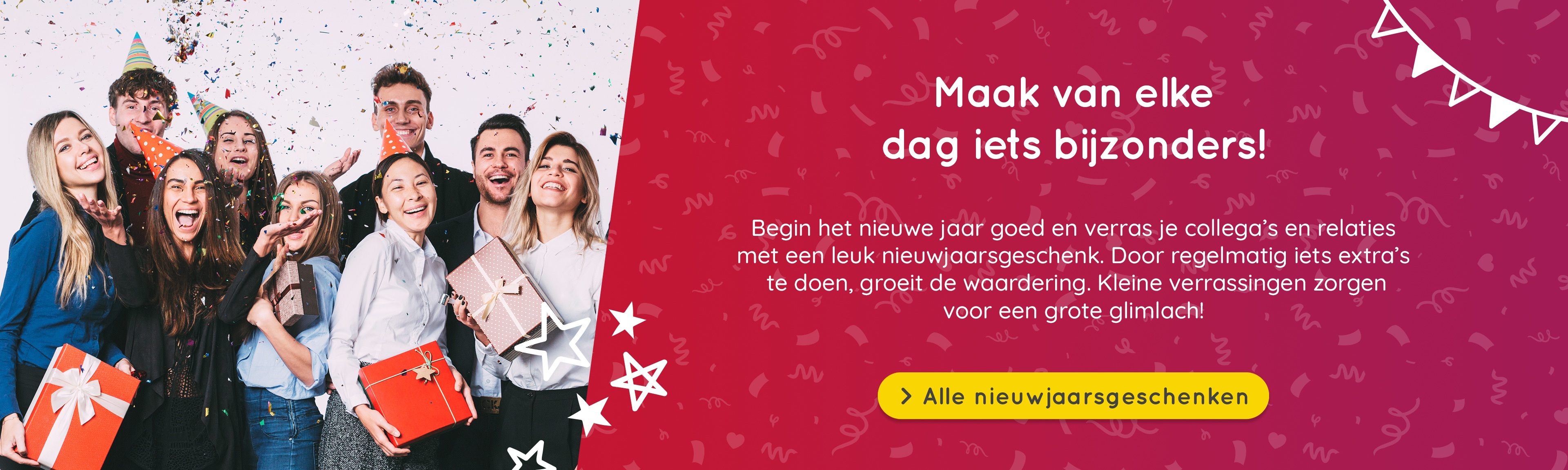 Maak van elke dag iets bijzonders, verras met een nieuwjaarsgeschenk