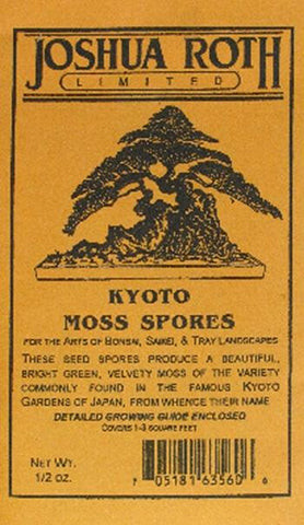 Kyoto Japanese Bonsai Moss Spores