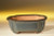 Dark Green Ceramic Bonsai Pot - Rectangle   6.125" x 5.0" x 2.125" 