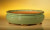 Green Ceramic Bonsai Pot - Oval   10" x 8" x 3.125" 