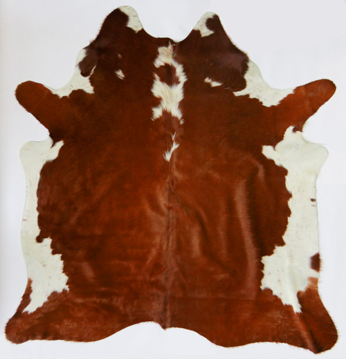 Brown & White Cowhide