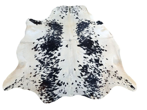 Black & White Spotty  Cowhide 164x154cm