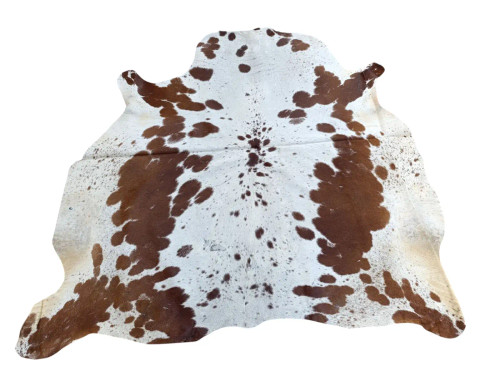 Spotty  Brown &  White  Cowhide  168x165cm
