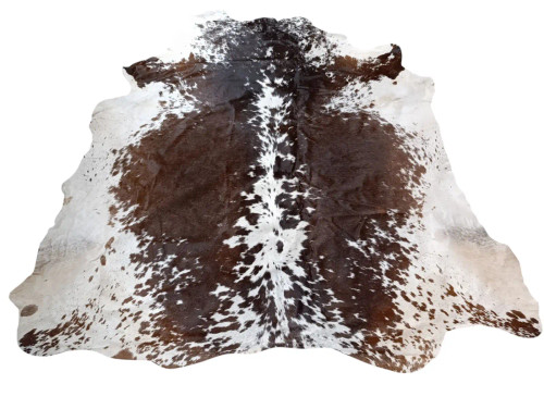 Brown & White  Spotty Cowhide 185x199cm