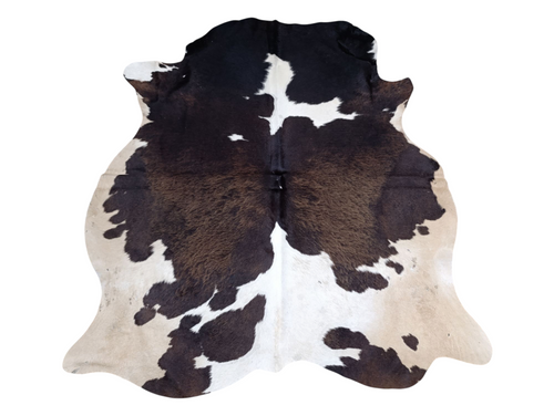 Brown &  white  Crfat  Cowhide 142x123cm