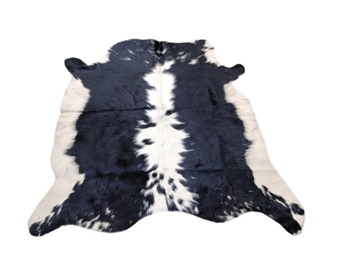 Black &  White  Craft Cowhide  125x140cm