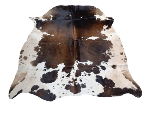 Brown &  White  Spotty  Craft  Cowhide 156x156cm