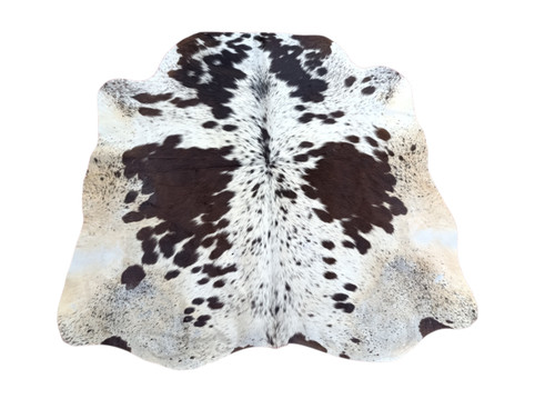 Brown &  White  Spotty  Craft Cowhide 133X133cm