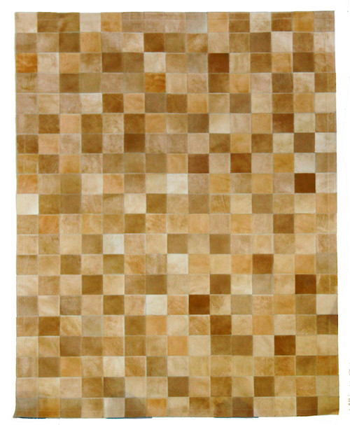 Caramel  Patchwork  Rug  1.5  x 2m